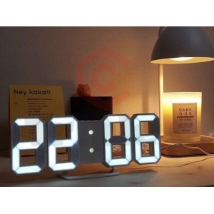 3D LED Дигитален Стенен или Настолен Часовник AURIOL