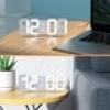 3D LED Дигитален Стенен или Настолен Часовник AURIOL