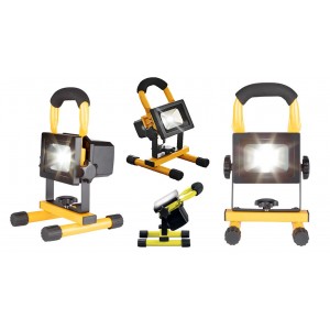Мощен Акумулаторен LED Прожектор POWERFIX 900LM