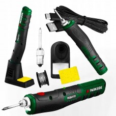 Безжичен Поялник PARKSIDE PLKA 4 C3 с USB кабел Безжичен Поялник PARKSIDE PLKA 4 C3 с USB кабел