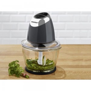 Мултифункционален Кухненски Чопър със Стъклена Кана SILVERCREST 500W Мултифункционален Кухненски Чопър със Стъклена Кана SILVERCREST 500W