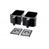 Двоен Двузонов Фритюрник с Горещ Въздух SILVERCREST SHLFD 2600 B1 1973